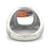 Sterling Silver Picture Agate With A Textured Band Statement Ring Size 9.5