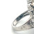 Sterling Silver Lapis Elongated Oval With Filigree Accents Statement Ring Size 6