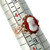 Antique 10K Yellow Gold Carnelian Cameo Seed Pearl Accented Engraved Initial Band Estate Ring Size 6.75