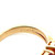 18K Gold 1.43tw Ruby Flower Teardrop Petals with a .45tw Diamond Bezel Center Ring Size 5.25