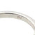 14K White Gold Central Gold Sapphire Oval with Bilateral .29tw Diamond Bezels Ring Size 6.25