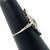 14K White 4-Sapphire Squares with Bilateral Horizontal Diamond Bezels in a Fillagree Square and Oval Setting Ring Size 4.25