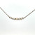 14K White Gold .33cttw Green and Yellow Diamond Accented Necklace 19"