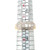 Platinum 900 Art Deco Fillagree Setting on a 14K Gold with .40ct Diamond Bezels Ring Size 8