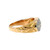 Platinum 900 Art Deco Fillagree Setting on a 14K Gold with .40ct Diamond Bezels Ring Size 8