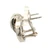 Charles Krypell 18K White Gold 0.91cttw Round Diamonds and 0.85cttw Sapphires Earrings with Certificate of Authenticity