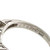 Platinum 900 .54ctw Diamond Baguette Chevron V-Shaped Ring Size 5.5