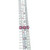 10K White Gold .90tw 3-Ruby Flowers with .04tw Diamond Centers Ring Size 7.25