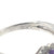 14K White Gold .70tw Pink Sapphire Oval in a .10tw Diamond Marquise Halo Split Band Ring Size 6.75