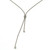 Marco Bicego Santorini 18K White Gold Diamond Lariat-Style Necklace 16"