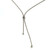 Marco Bicego Santorini 18K White Gold Diamond Lariat-Style Necklace 16"