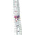 10K Gold 3-Created Star Ruby Cabochons in Multi-Shades with a Diamond Bezel Center Ring Size 7.25
