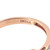 14K Rose Gold .65tw Imperial Topaz Teardrop with .14tw Diamond Bezel Accents Ring Size 7