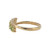 10K Gold .60tw 5-Peridot Bezels Wrap Ring Size 7.25