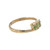 10K Gold .60tw 5-Peridot Bezels Wrap Ring Size 7.25
