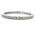Platinum Round Diamonds Etched Eternity Band Ring Size 6.5