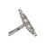 Vintage Platinum 2.0cttw Euro Diamond Vertical Tri-Bezels in an Art Deco Halo Ring Size 8.5