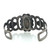 Sterling Silver Green Turquoise Vintage Navajo Style Cuff