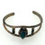 Sterling Silver Turquoise South Western Style Vintage Navajo Cuff