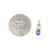 14K Gold Tanzanite Oval with a Diamond Bezel Channel-Set Accents Pendant