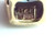 14K Gold Mystic Topaz Square with Diamond Bezel Channel-Set Accents on Bail Pendant