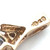 14K Gold Mystic Topaz Oval with a Cubic Zirconia Bezel Accent V-Bail Pendant