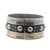 Sterling Silver Mexican Floral Hinge Cuff