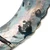 Sterling Silver Mexican Floral Open Work Hinge Cuff