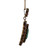 Sterling Silver Garnet And Jade Antique Style Square Pendent