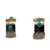 Sterling Silver Turquoise Vintage Navajo Earrings