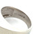 14K White Gold Round Diamond Square Wide Ring Size 5.25
