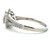 Platinum AP 1.0cttw Pear Cut Diamond Split Shank Engagment Ring Size 8.5
