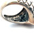 Sterling Silver Tigers Eye Vintage Inspired Woven Oxidized Statement Ring Size 6