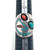 Old Pawn Sterling Silver Turquoise Coral Navajo Ring Size 10.75