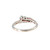Sterling Silver Emerald Multi-Stone Stacker Ring Size 7