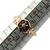 Antique 14K Yellow Gold App .05ct Old Mine Cut Solitaire Diamond Geometric Floral Design Engagement Ring Size 7