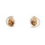 14K Gold London Blue Topaz Oval Stud Earrings