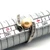 Sterling Silver Pearl With a CZ Bypass Fashion Ring Size 9