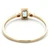 14K Yellow Gold 0.22ct Baguette Blue Topaz with 0.04cttw Diamond Accents Birthstone Ring Size 7