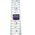 14K Gold Amethyst Rectangle with Bilateral Diamond Accents in Triangle Setting Ring Size 10.25