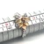 Sterling Silver CZ Floral Cluster Ring Size 8