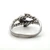Sterling Silver Dainty Floral Band Ring Size 6.5