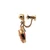 12K Gold Filled Cameo Necklace And Earring Set