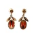 12K Gold Filled Cameo Necklace And Earring Set