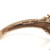 10K Gold Smokey Topaz Oval with Bilateral Diamond Accents in a Channel-Setting Ring Size 6.75