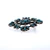 Vintage Zuni Sterling Silver Turquoise Snowflake Pendant Brooch