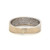 10K White Gold Diamonds in a Pave-Wave Design Band Ring Size 8.75
