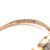10K Gold Diamond Accented Heart with Central Pearl Circle Ring Size 6