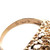 14K Gold Pearl Circle in a Mesh Bird's Nest Ring Size 7