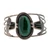 Sterling Silver Green Malachite South Western Style Cuff